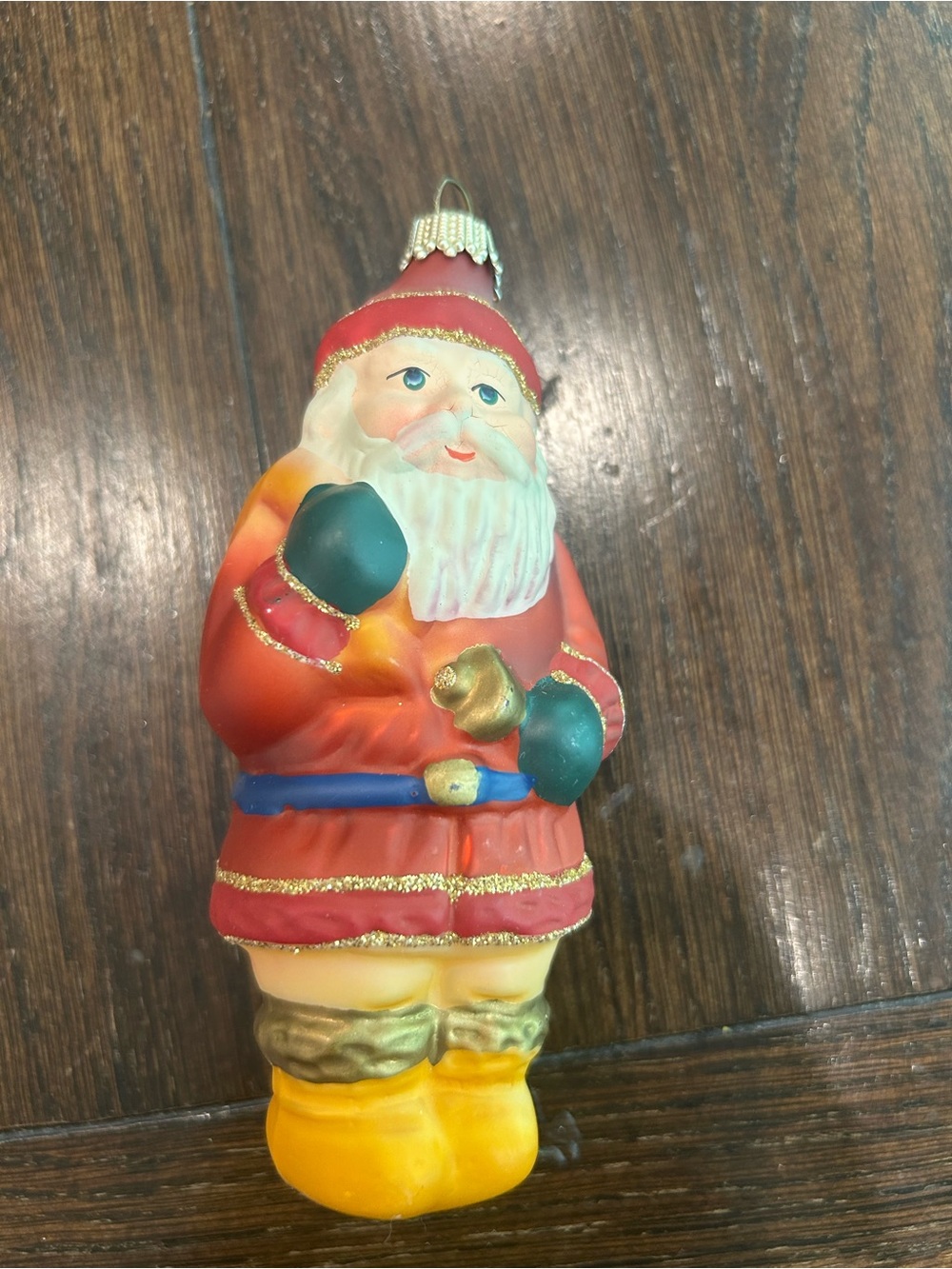 Vintage German glass Santa ornament Lauscha glas creation